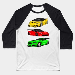 WIDE BODY CARS Baseball T-Shirt